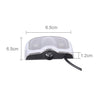 2 PCS LED Car Door Welcome Logo Car Brand Shadow Light Laser Projector Lamp for Benz(Silver)