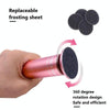 Electric Foot Grinder Calluses Dead Skin Remover With 60pcs Replaceable Sandpaper Discs UK Plug(Gold)
