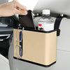 Car Seat Back Hanging Tissue Storage Box(Grey)