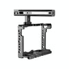 YELANGU C18 YLG0915A-B Video Camera Cage Stabilizer with Handle for Panasonic Lumix DC-S1H / DC-S1 / DC-S1R (Black)