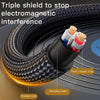Yesido YAU30 3.5mm Male to 3.5mm Male Audio Cable with Microphone, Length:1.2m(Black)