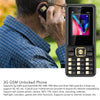D63 Elder Keypad Phone, 1.77 inch, 3600mAh, SOS, FM, Dual SIM, GSM, Plug:EU Plug(Black)