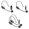 1 for 1 6.35mm Interface Wireless Head-Mounted Condenser Microphone Anti-Howling Loudspeaker