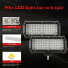 D0039 28W 10-30V DC 6000K 7 inch 40 LEDs Offroad Truck Car Driving Light Work Light Spotlight Fog Light