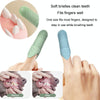 Silicone Pet Finger Toothbrush - Green - Cats & Dogs