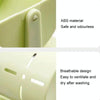 4pcs Powder Puff Egg Storage Box Breathable Wall Mounted Plastic Case(Green)