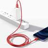 Baseus Superior Series CALYS-A09 2.4A USB to 8 Pin Interface Fast Charging Data Cable, Cable Length:1m(Red)