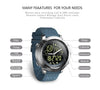 NX02 Sport Smartwatch IP67 Waterproof Support Tracker Calories Pedometer Smartwatch Stopwatch Call SMS Reminder(black)