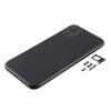 iPhone 11 Back Cover Replacement Black - SIM Tray & Lens