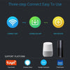 WiFi Siren Alarm, 90dB, Temp/Humidity Sensor, Tuya/Smart Life, Alexa/Google