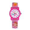 JNEW A335-86261 Children 3D Silicone Cartoon Mermaid Waterproof Quartz Watch(Red)