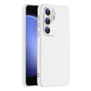 For Samsung Galaxy S23 FE 5G Nano Lens Cover Liquid Silicone Phone Case(White)