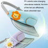 GL130-133 Outdoor Fan Cap Leafless Mute USB Portable Camping Mini Fan(Sun Lion)