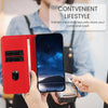 For Samsung Galaxy S24 Ultra 5G Strong Magnetic Frosted Flip Leather Phone Case(Red)