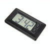 C33 Mini Home Car Electronic Clock With Hook And Loop Fastener(Black)