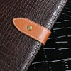 For Alcatel 1 Ultra idewei Crocodile Texture Leather Phone Case(Black)