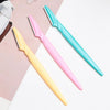 Stainless Steel Eyebrow Trimmer Shaving Blade Makeup Eyebrow Trimmer Beauty Tool(Random Color)