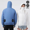 Women Summer Cooling Air-conditioning Clothes Jacket Include 2 5V Portable Fans, Size: XXXL(Pink)