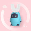 Lanbeibei Children U-Shaped Automatic Electric Toothbrush 6-12 Years Old Plus Version (Pink)