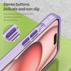 For iPhone 15 Plus MagSafe Frosted Translucent TPU + PC Full Coverage Phone Case(Dark Purple)