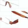 Portable Folding 360 Degree Rotation Presbyopic Reading Glasses with Pen Hanging, +1.50D(Testudinarious)