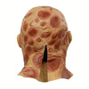 Halloween Festival Party Latex Burn Face Mask Skeleton Frightened Mask Headgear