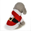Small Dog Santa Costume, Red, Size S - Christmas Dog Coat