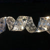 Christmas LED Lights Bronzing Double Ribbon String Lights, Specification: 4m(Silver Warm Light)