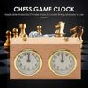 DT05a Retro Wood Shell Chess Clock Mechanical International Chess Clock
