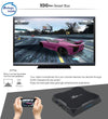 X96 Max 4K Ultra HD Media Player Smart TV Box with Remote Controller, Android 8.1, Amlogic S905X2 Quad Core ARM Cortex-A53 up to 2GHz, 4GB+32GB, Support TF Card, RJ45, Dual Band WiFi, Bluetooth(Black)