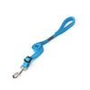 Reflective Adjustable Dog Lead – Blue – Soft Handle – Nylon