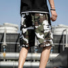 Summer Men Thin and Loose Fitting Casual Beach Shorts, Size:XXL(9033-Army Green Camo)