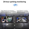 T638+ Car DVR USB Hidden Dual-lens Driving Recorder HD Reversing Video Monitor