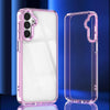 For Samsung Galaxy A25 5G Shine High Transparency Acrylic Phone Case(Pink)
