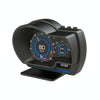Car HUD Head-Up Display, OBD2+GPS, Speed, RPM, Alerts