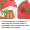 R3F1M0 Resin Cake Ornament Gardening Flower Pot Scene Matching Home Decoration(Pumpkin Room)