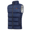 Dual Control Switch Smart USB Heating Down Vest, Size: M(Blue)