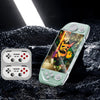 E6 Handheld Game Console 5 Inch IPS Screen Retro Gamebox  With 2 Handles 128GB(Green)
