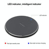 K8 30W Aluminum Alloy Round Desktop Wireless Charger with 1m Type-C Fast Charging Cable(Black)