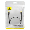 Baseus PCWL-A104 High Speed CAT7 10Gigabit Ethernet Flat Cable, Length:1m(Black)