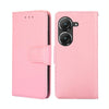 For Asus Zenfone 9 Crystal Texture Horizontal Flip Leather Phone Case(Pink)