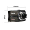 Anytek G66 3.5 inch 1080P Super Full HD ADAS DWR HDR Double Lens Car Night Vision DVR