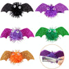 1pair Halloween Bat Hairpin Children Costume Headdress(Rose Red)