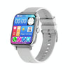 DT102 1.9-Inch Heart Rate/Blood Oxygen Monitoring Bluetooth Call Watch With NFC Function, Color: Silver