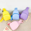 Children Casual Messenger Bag Single-shoulder Coin Chest Bag(Yellow)