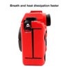 PULUZ Soft Silicone Protective Case for Sony ILCE-9M2/ Alpha 9 II / A92(Red)