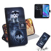 Wolf and Dog Pattern Coloured Drawing Horizontal Flip Leather Case for Asus Zenfone Max (M1) ZB555KL, with Holder & Card Slots & Wallet