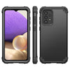 For Samsung Galaxy A73 5G PC + Silicone Phone Case(Black)