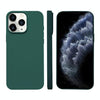 For iPhone 11 Pro Liquid Silicone Phone MagSafe Case(Dark Green)