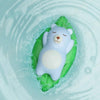 3 PCS Bathroom Playing Toys Baby Bathing Water Dolls On The Chain Swimming Bears And Lizards For Children(Light Blue Bear)